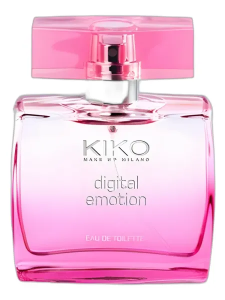 Frasco del perfume Kiko Milano Digital Emotion
