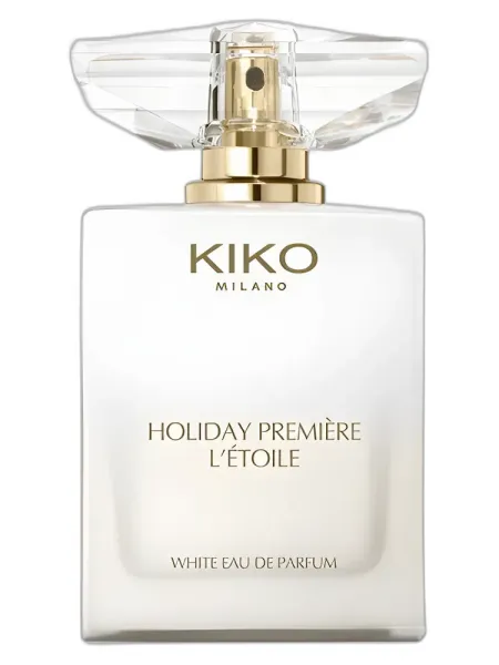 Frasco del perfume Kiko Milano Holiday Premiere L'Etoile White