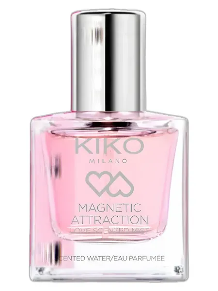 Frasco del perfume Kiko Milano Magnetic Attraction Love Scented Mist