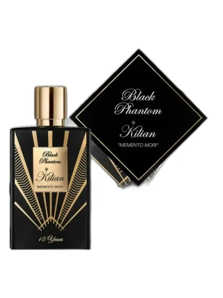 Frasco del perfume Kilian Black Phantom Memento Mori Anniversary Edition unisex