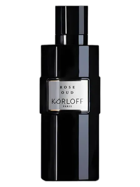 Frasco del perfume Korloff Paris Rose Oud unisex