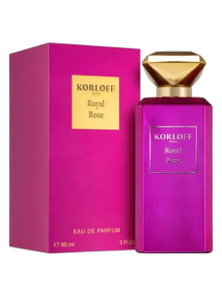 Frasco del perfume Korloff Paris Royal Rose Eau de Parfum