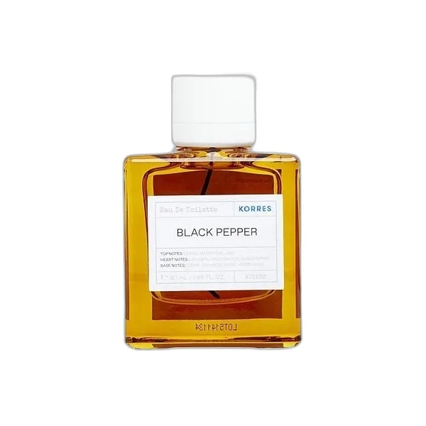 Frasco del perfume Korres Black Pepper Eau de Toilette