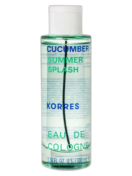 Frasco del perfume Korres Cucumber Summer Splash unisex Eau de Cologne