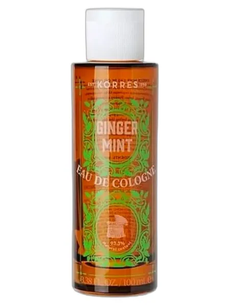 Frasco del perfume Korres Ginger Mint Eau de Cologne unisex Eau de Cologne