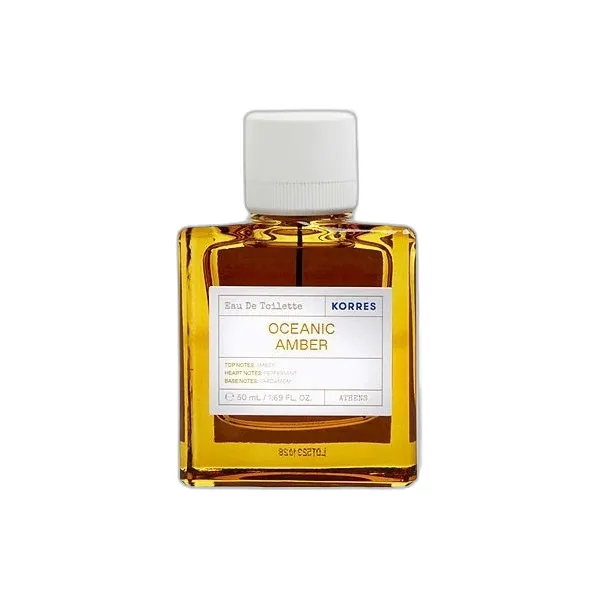 Frasco del perfume Korres Oceanic Amber Eau de Toilette