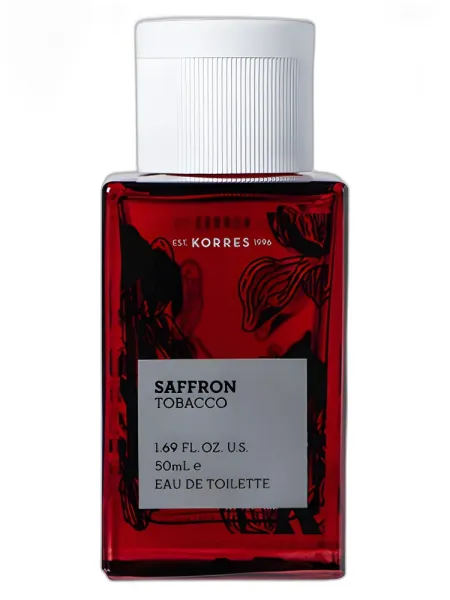 Frasco del perfume Korres Saffron Tobacco Eau de Toilette