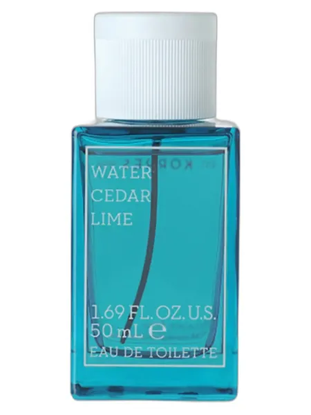 Frasco del perfume Korres Water Cedar Lime unisex