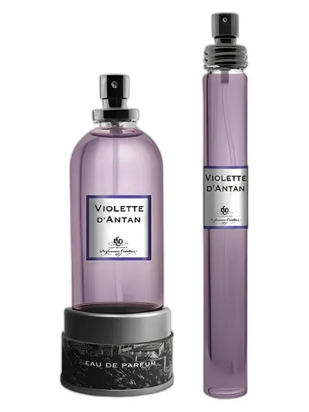 Frasco del perfume L'Eau De Cassis Violette d'Antan unisex
