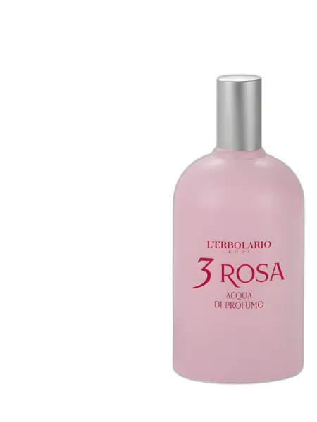 Frasco del perfume L'Erbolario 3 Rosa Eau de Parfum