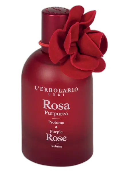 Frasco del perfume L'Erbolario Purple Rose - Rosa Purpurea