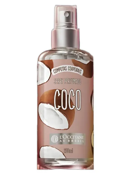 Frasco del perfume L’Occitane Au Brésil Compotas Corporais Coco L'Occitane Au Bresil