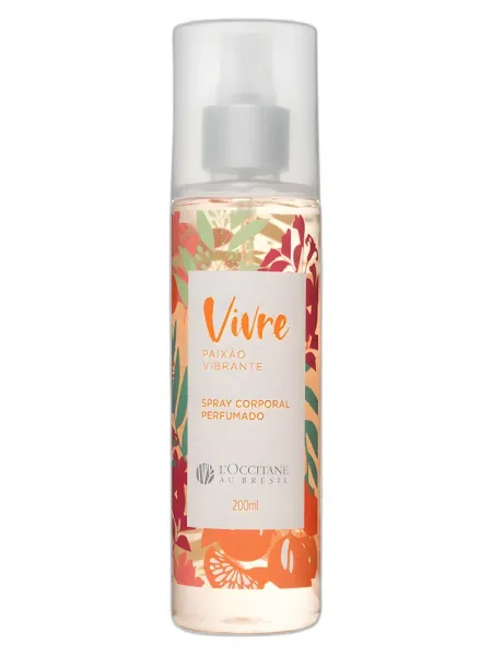Frasco del perfume L’Occitane Au Brésil Vivre Paixao Vibrante L'Occitane Au Bresil