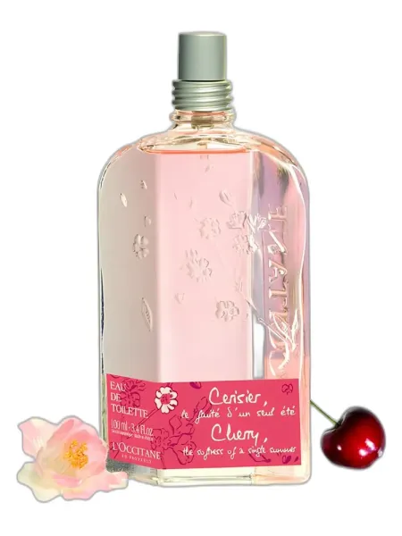 Frasco del perfume L'Occitane en Provence Cherry Cerisier Eau de Toilette