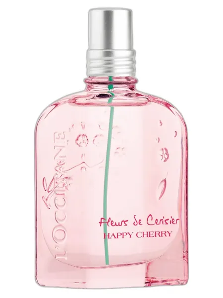 Frasco del perfume L'Occitane en Provence Fleurs de Cerisier Happy Cherry Eau de Toilette