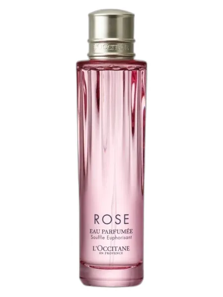 Frasco del perfume L'Occitane en Provence Rose Eau Parfumee Souffle Euphorisant Eau de Parfum