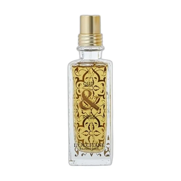 Frasco del perfume L'Occitane Oud & Rose Eau de Parfum