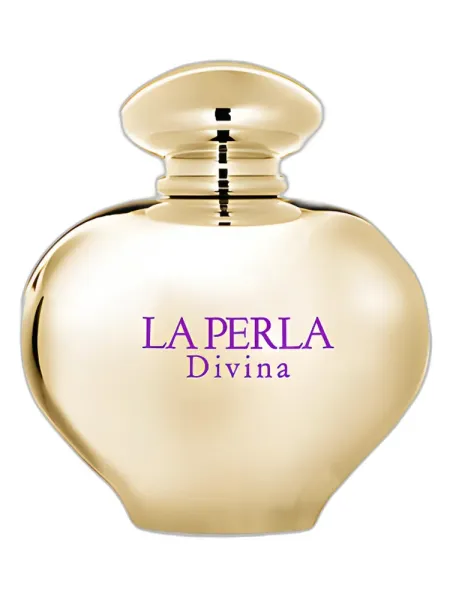 Frasco del perfume La Perla Divina Gold Edition