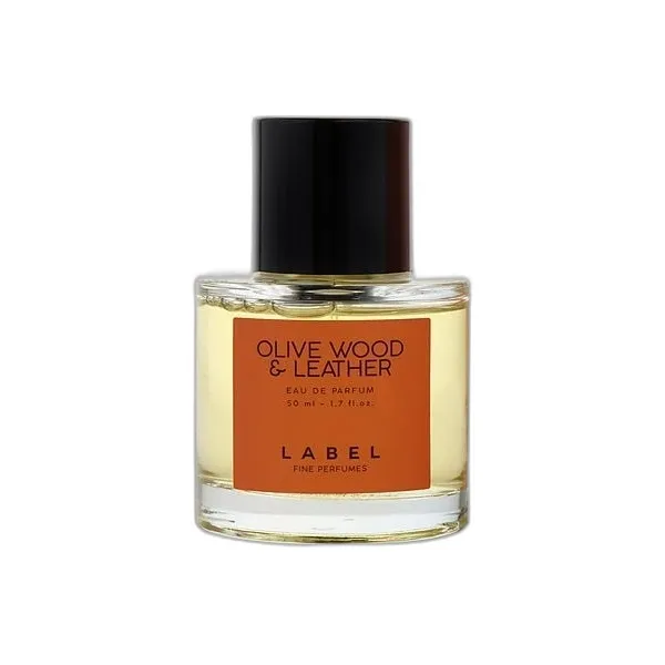 Frasco del perfume Label Fine Perfumes Olive Wood & Leather Eau de Parfum