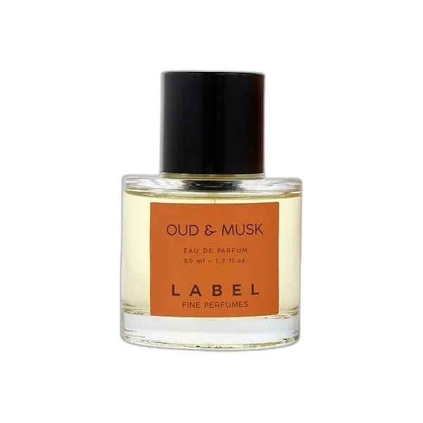 Frasco del perfume Label Fine Perfumes Oud & Musk Eau de Parfum