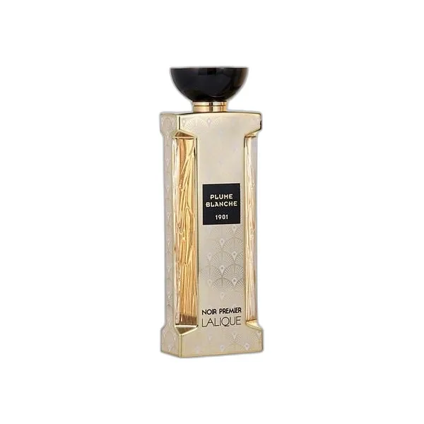 Frasco del perfume Lalique Noir Premier Plume Blanche 1901 Eau de Parfum