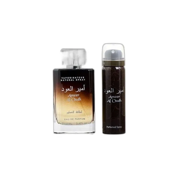 Frasco del perfume Lattafa Ameer Al Oudh Eau de Parfum