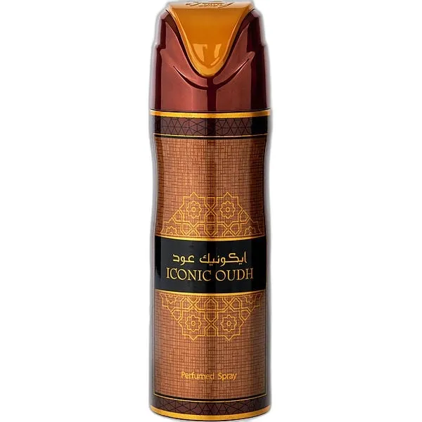 Frasco del perfume Lattafa Iconic Oudh