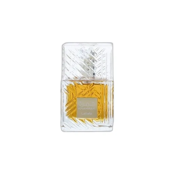 Frasco del perfume Lattafa Khamrah Eau de Parfum