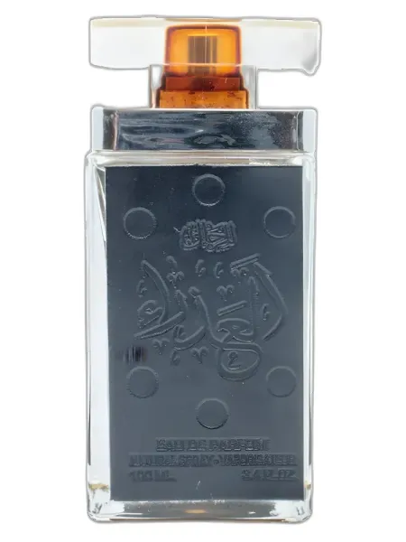 Frasco del perfume Lattafa Perfumes Al Azra'a Black unisex Eau de Parfum