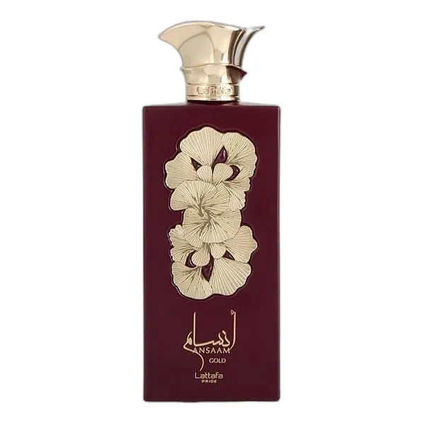 Frasco del perfume Lattafa Pride Ansaam Gold Eau de Parfum