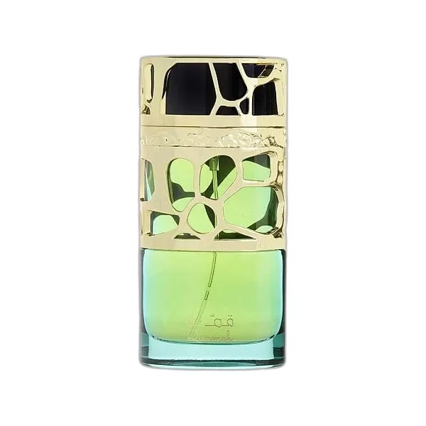 Frasco del perfume Lattafa Qimmah Eau de Parfum