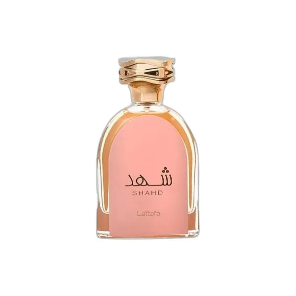 Frasco del perfume Lattafa Shahd Eau de Parfum