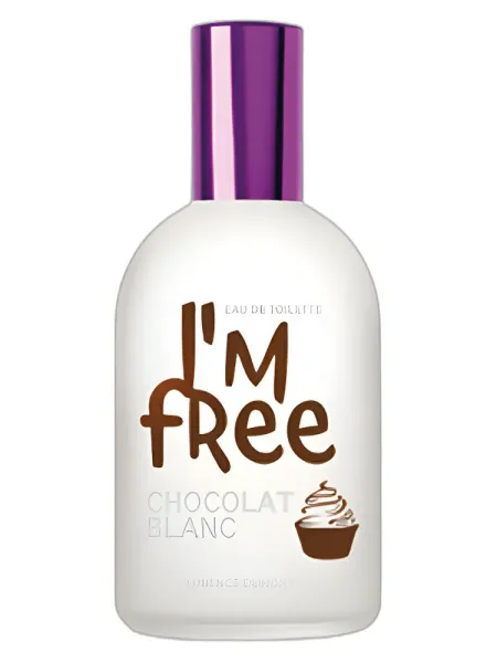 Frasco del perfume Laurence Dumont I'm Free Chocolat Blanc