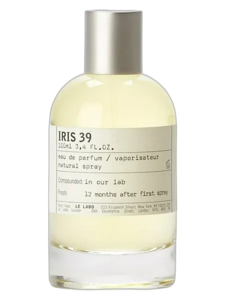 Frasco del perfume Le Labo Iris 39 unisex Eau de Parfum