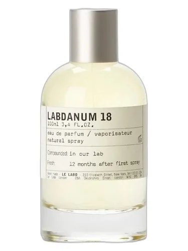 Frasco del perfume Le Labo Labdanum 18 Eau de Parfum