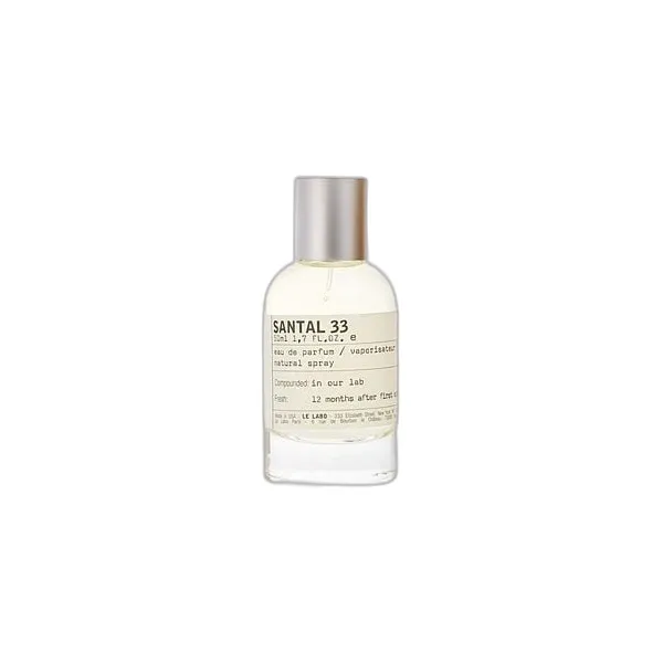 Frasco del perfume Le Labo Santal 33 Eau de Parfum