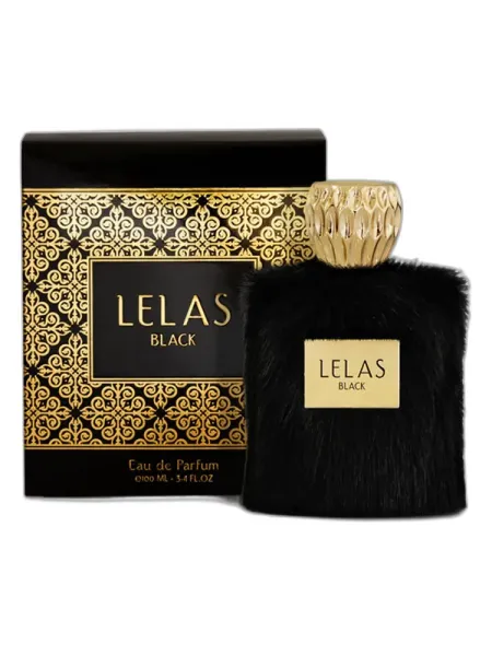 Frasco del perfume LELAS Black unisex