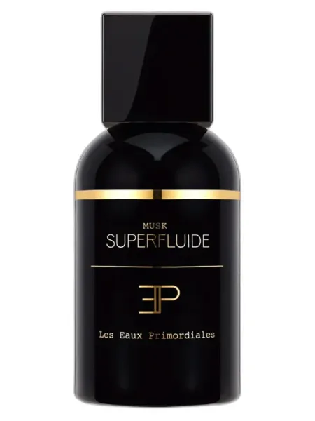 Frasco del perfume Les EAUX Primordiales Musk Superfluide unisex