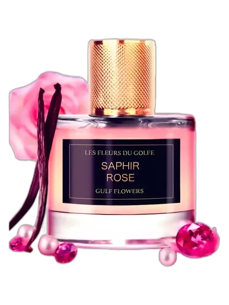 Frasco del perfume Les Fleurs du Golfe Saphir Rose unisex