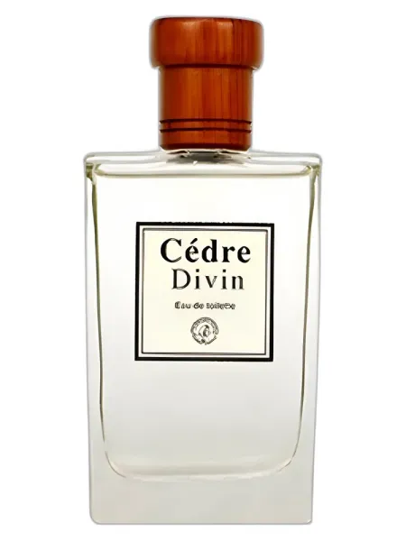 Frasco del perfume Les Parfums du Soleil Cedre Divin Eau de Parfum