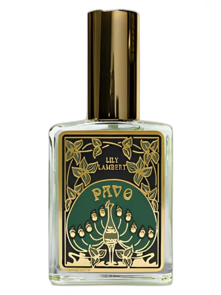 Frasco del perfume Lily Lambert Pavo
