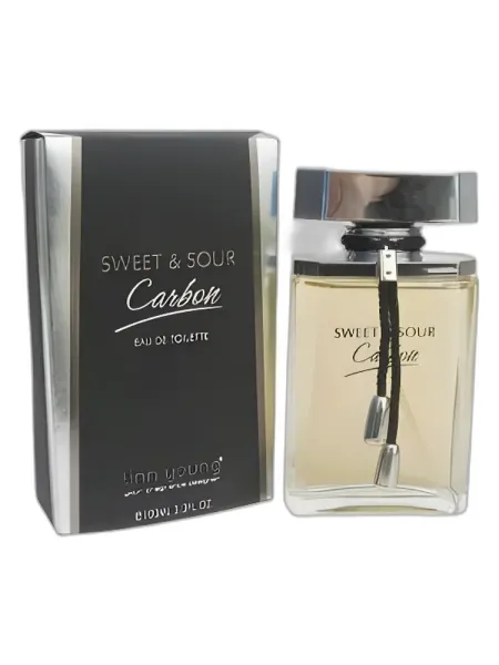 Frasco del perfume Linn Young Sweet & Sour Carbon