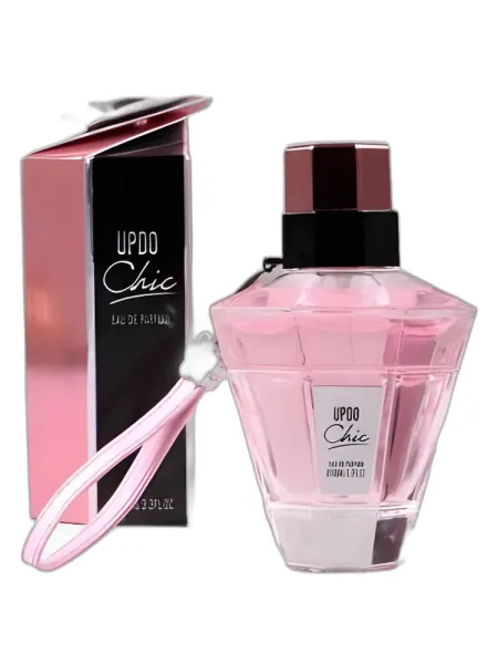 Frasco del perfume Linn Young UPDO Chic