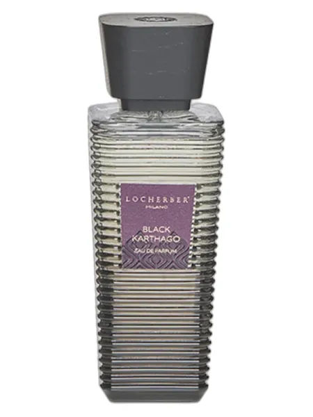 Frasco del perfume Locherber Milano Black Karthago unisex