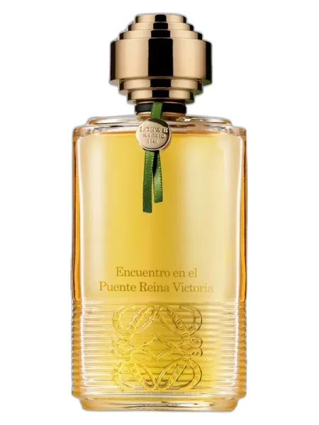 Frasco del perfume Loewe Encuentro en el puente Reina Victoria unisex