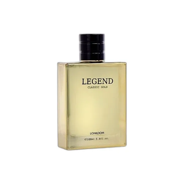 Frasco del perfume Lonkoom Legend Classic Gold Eau de Toilette