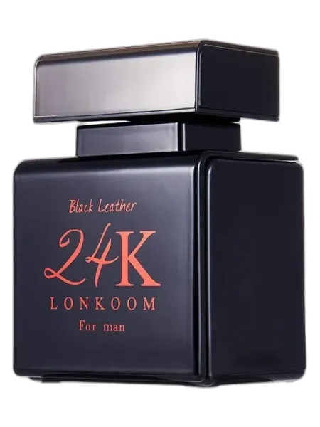 Frasco del perfume Lonkoom Parfum 24K Black Leather Eau de Parfum