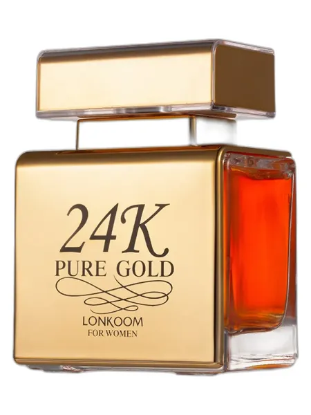 Frasco del perfume Lonkoom Parfum 24K Pure Gold Eau de Parfum