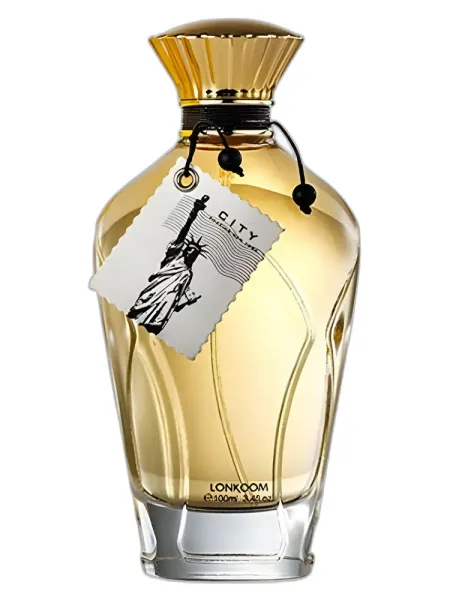 Frasco del perfume Lonkoom Parfum City Amazing New York Eau de Parfum