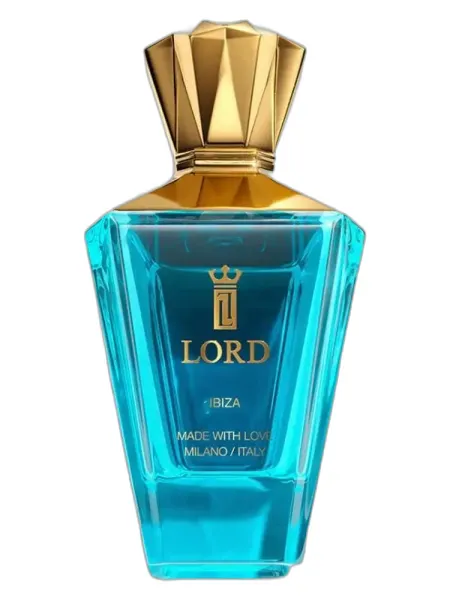Frasco del perfume Lord Milano Ibiza unisex